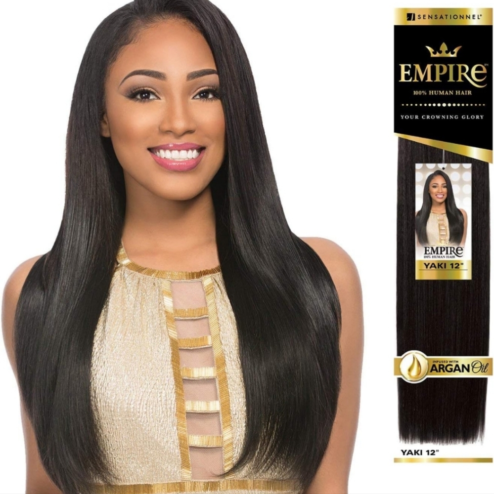 Sensationnel EMPIRE Yaki Hair Extensions 12" 1 PACK